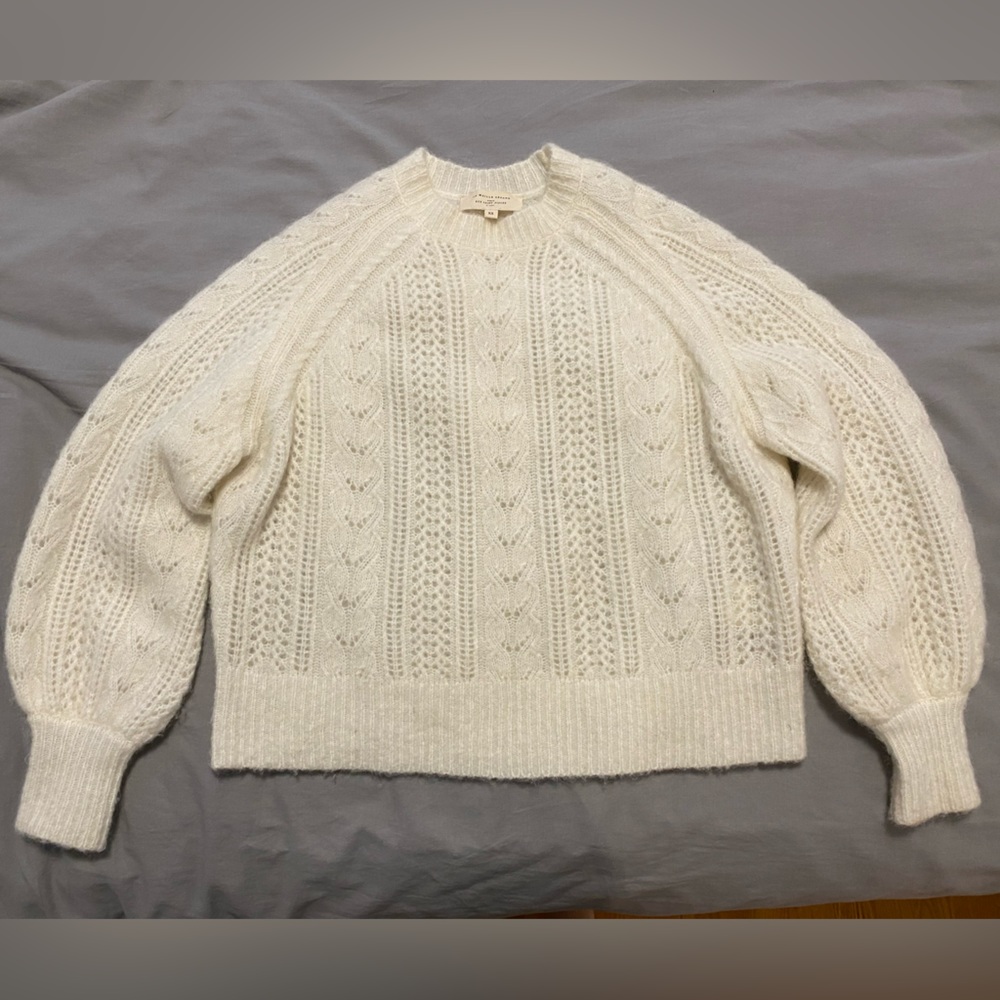 Sezane Scarlett Jumper Ecru size XS